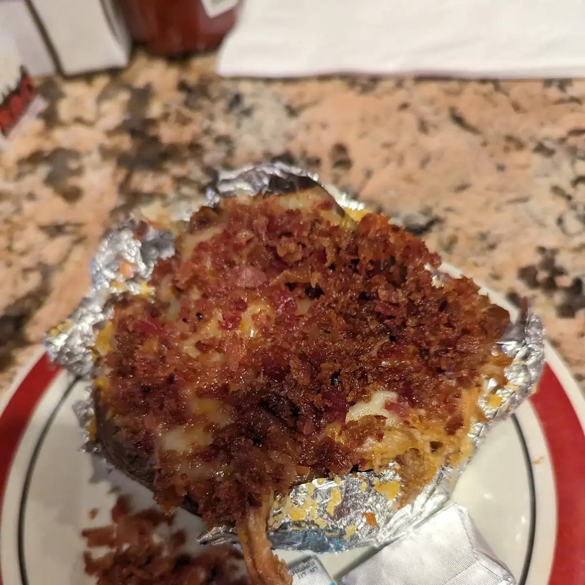 Baked Potato with Pulled Pork