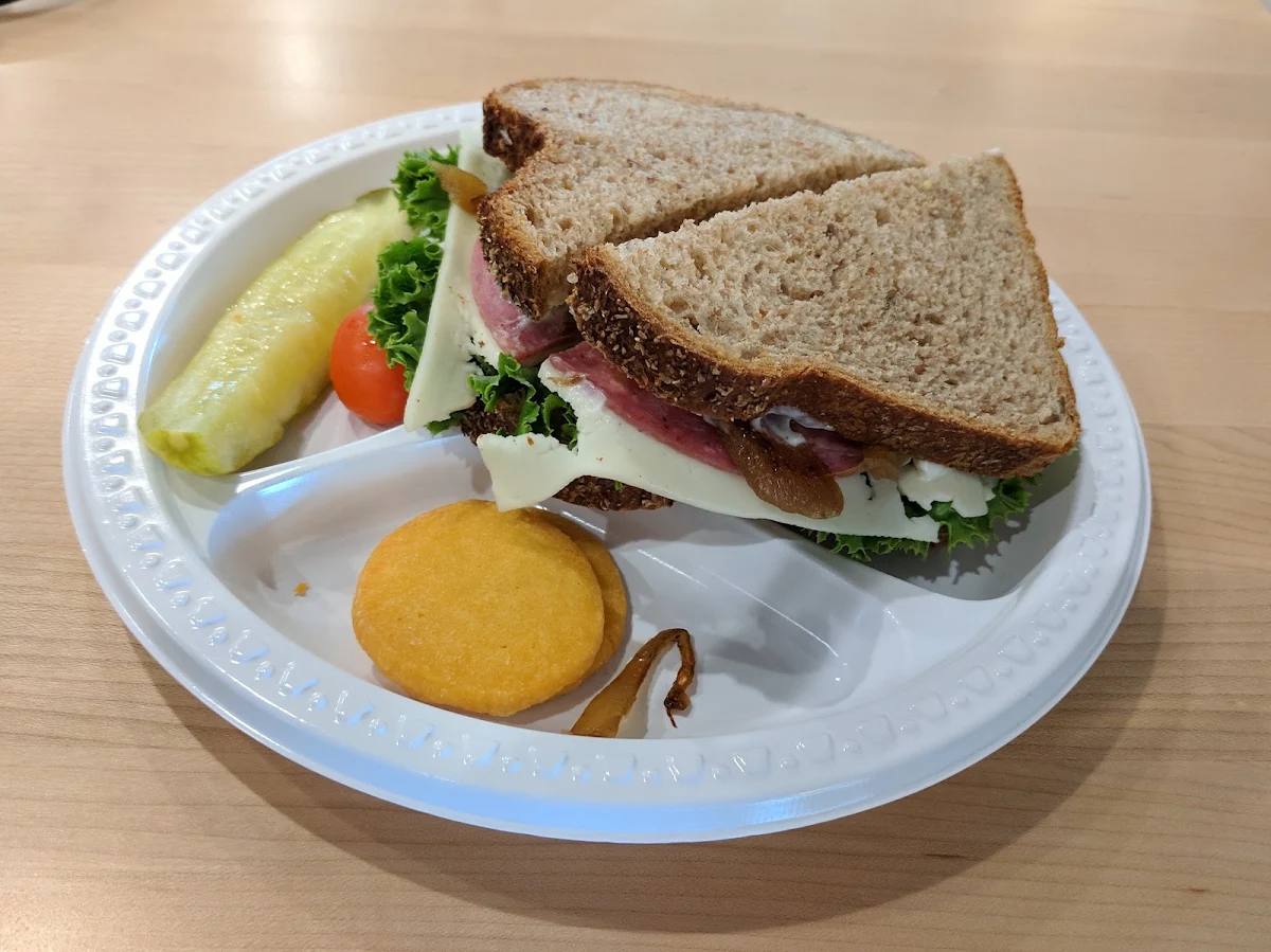 Half Sandwich and Side Salad
