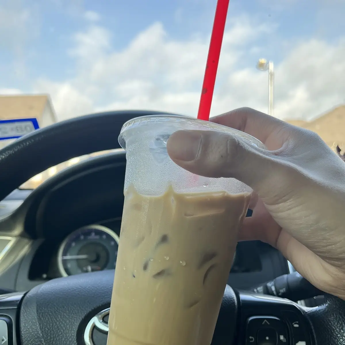 French Vanilla Caramel Iced Coffee