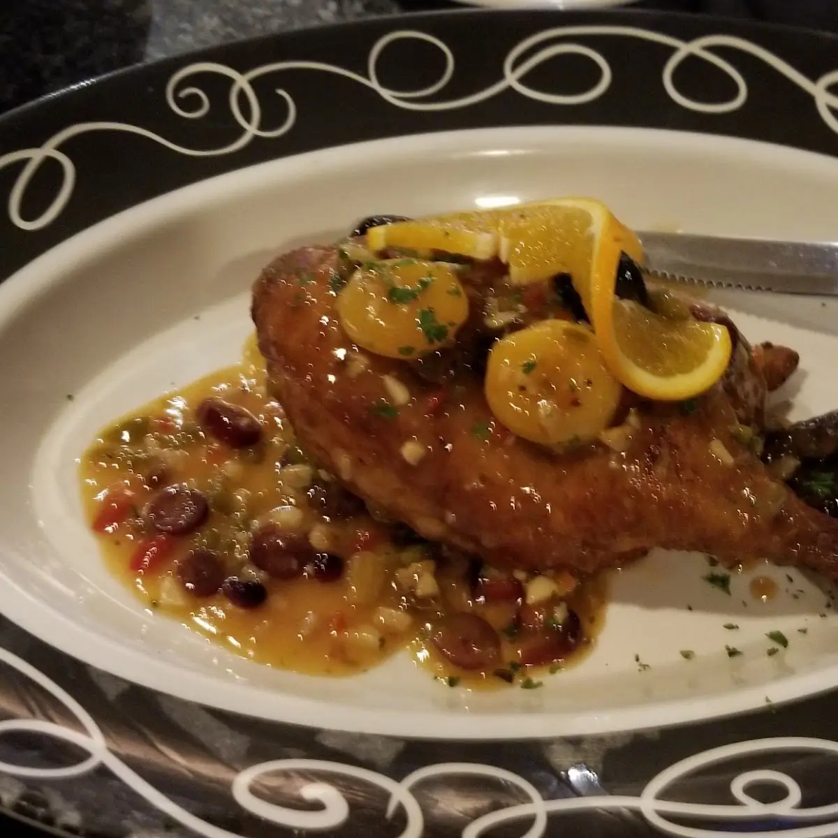 Half Chicken Breast with Orange