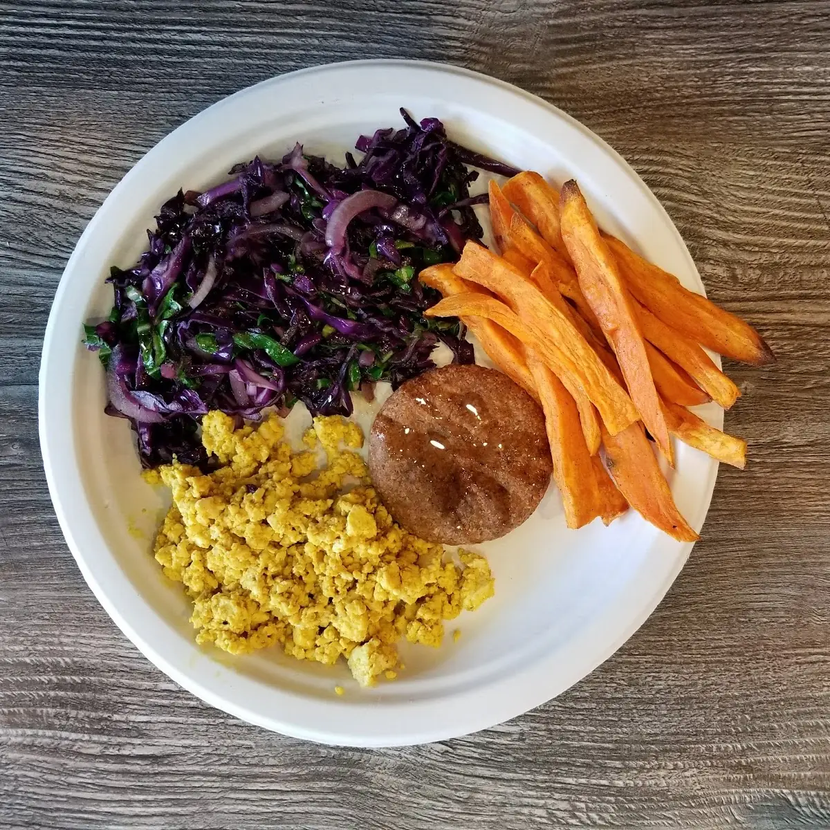 Scrambled Tofu with Mixed Vegetables