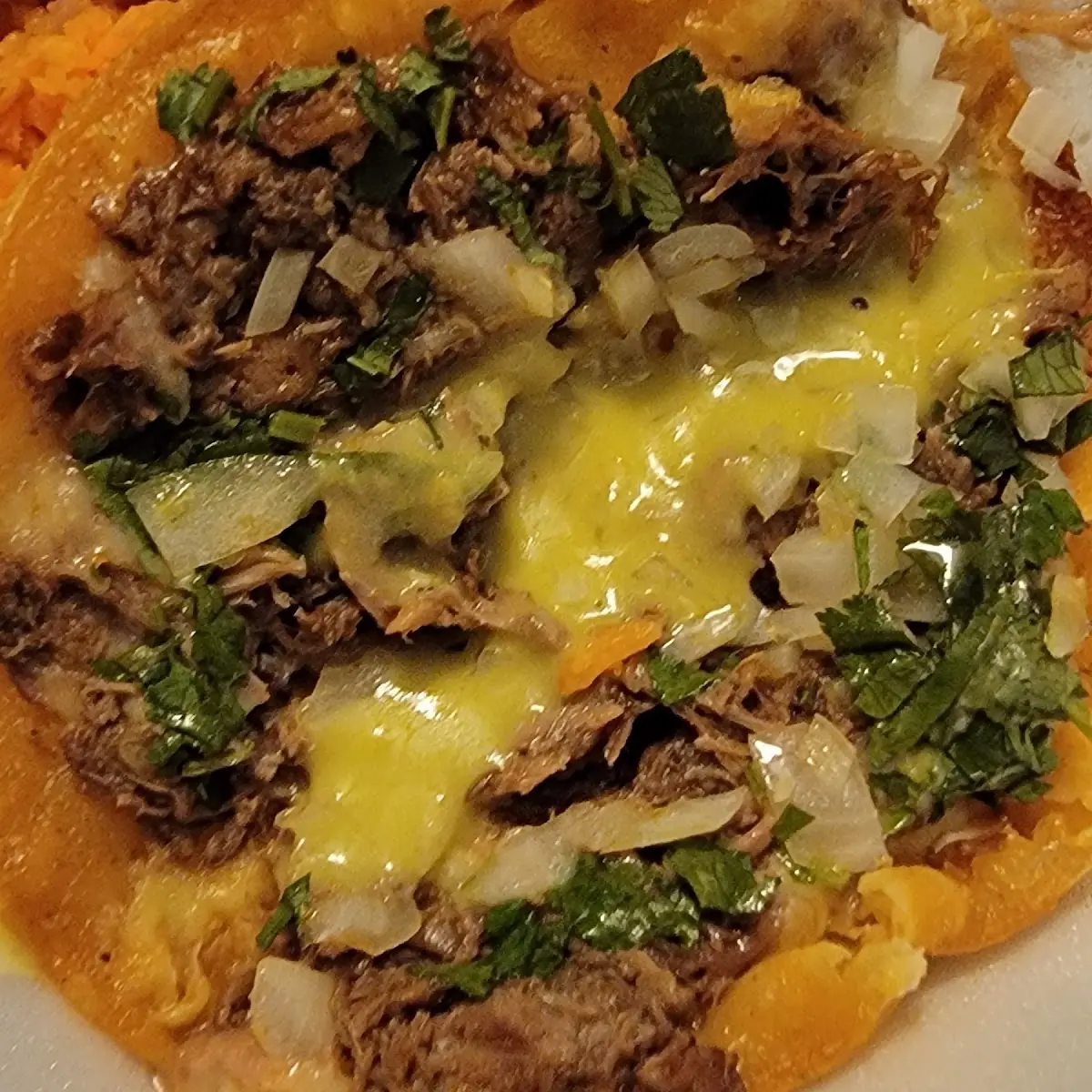 Birria Taco Con Salsa Verde