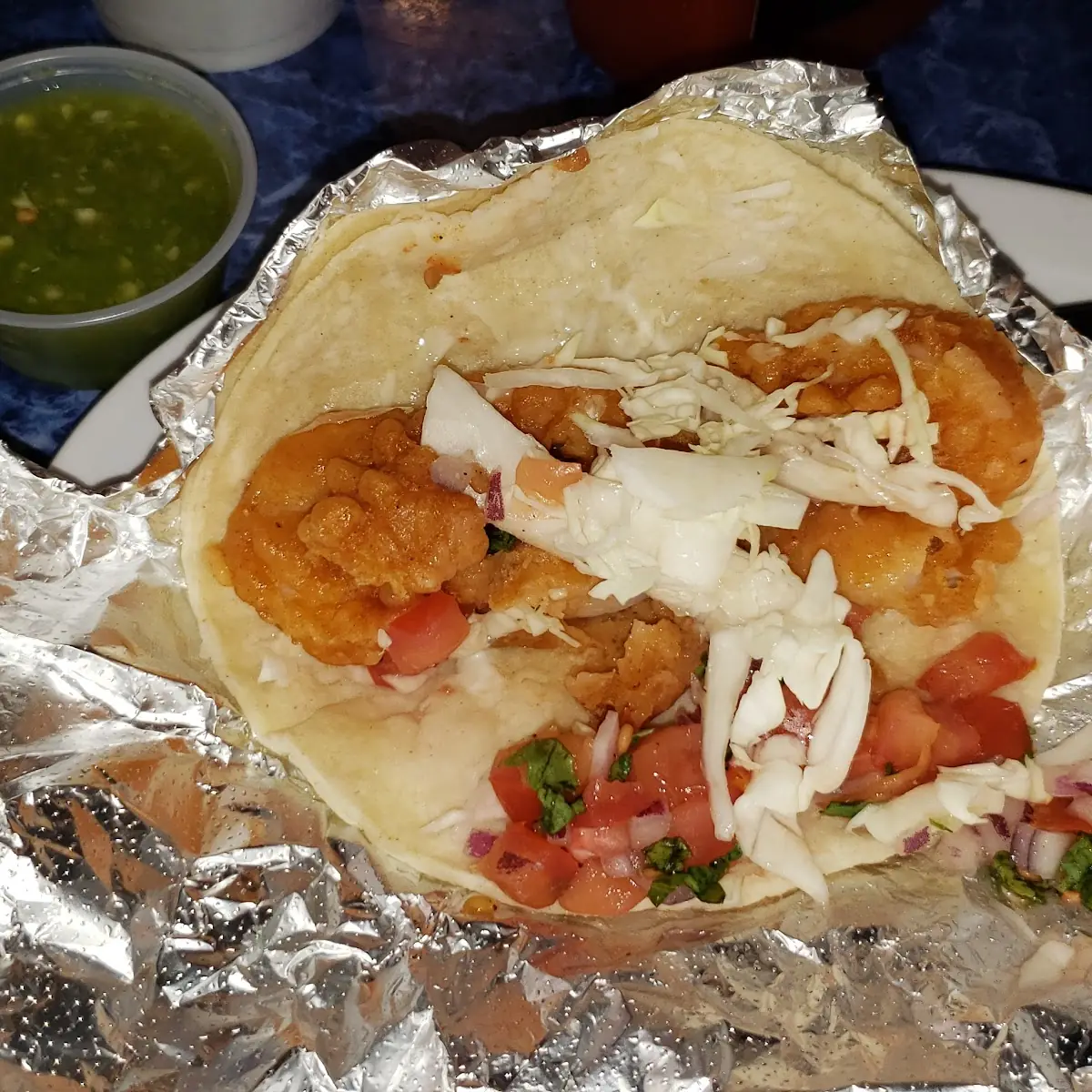 3 Tacos de Camarón 3 Shrimp Tacos