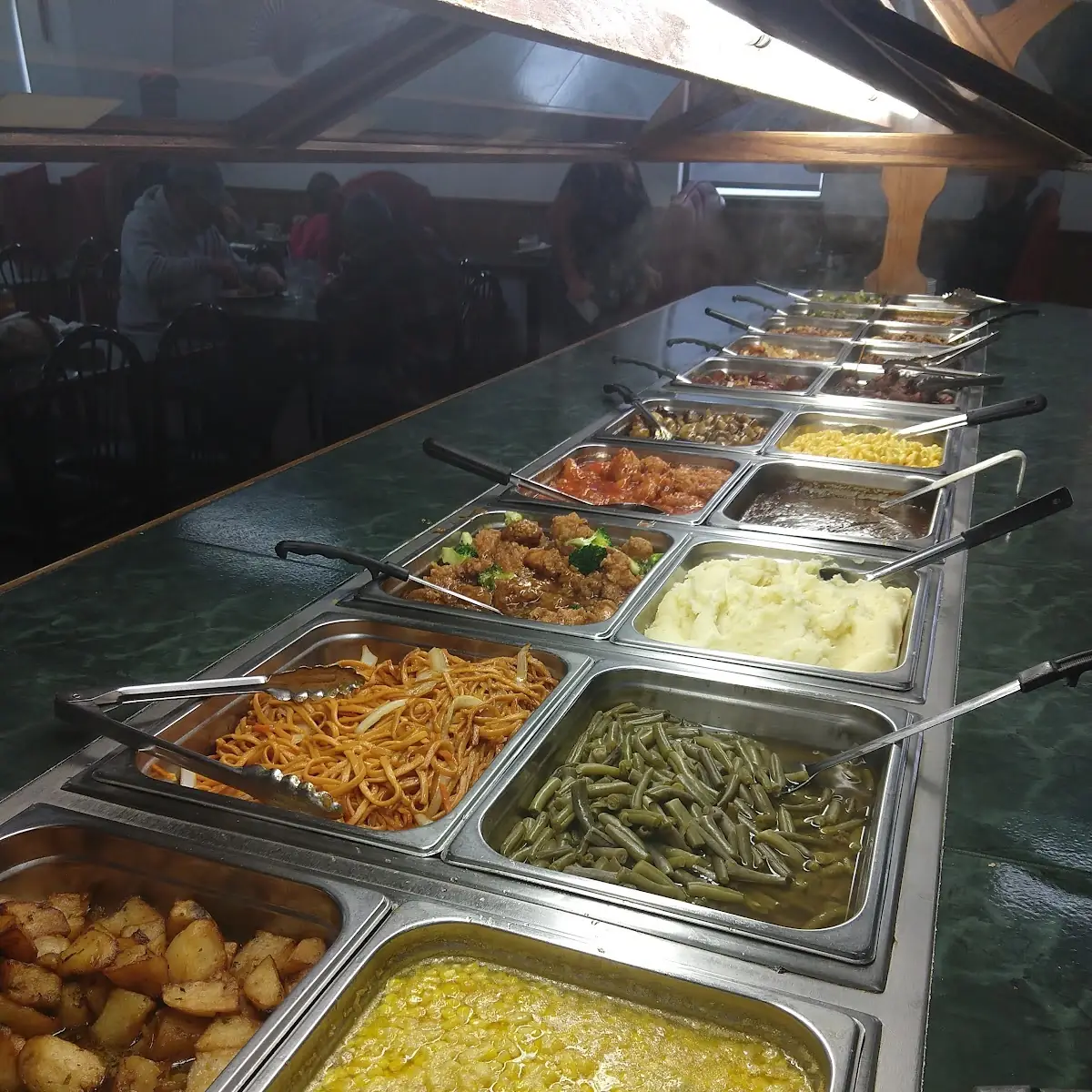 Corn Green Beans Mashed Potatoes Gravy