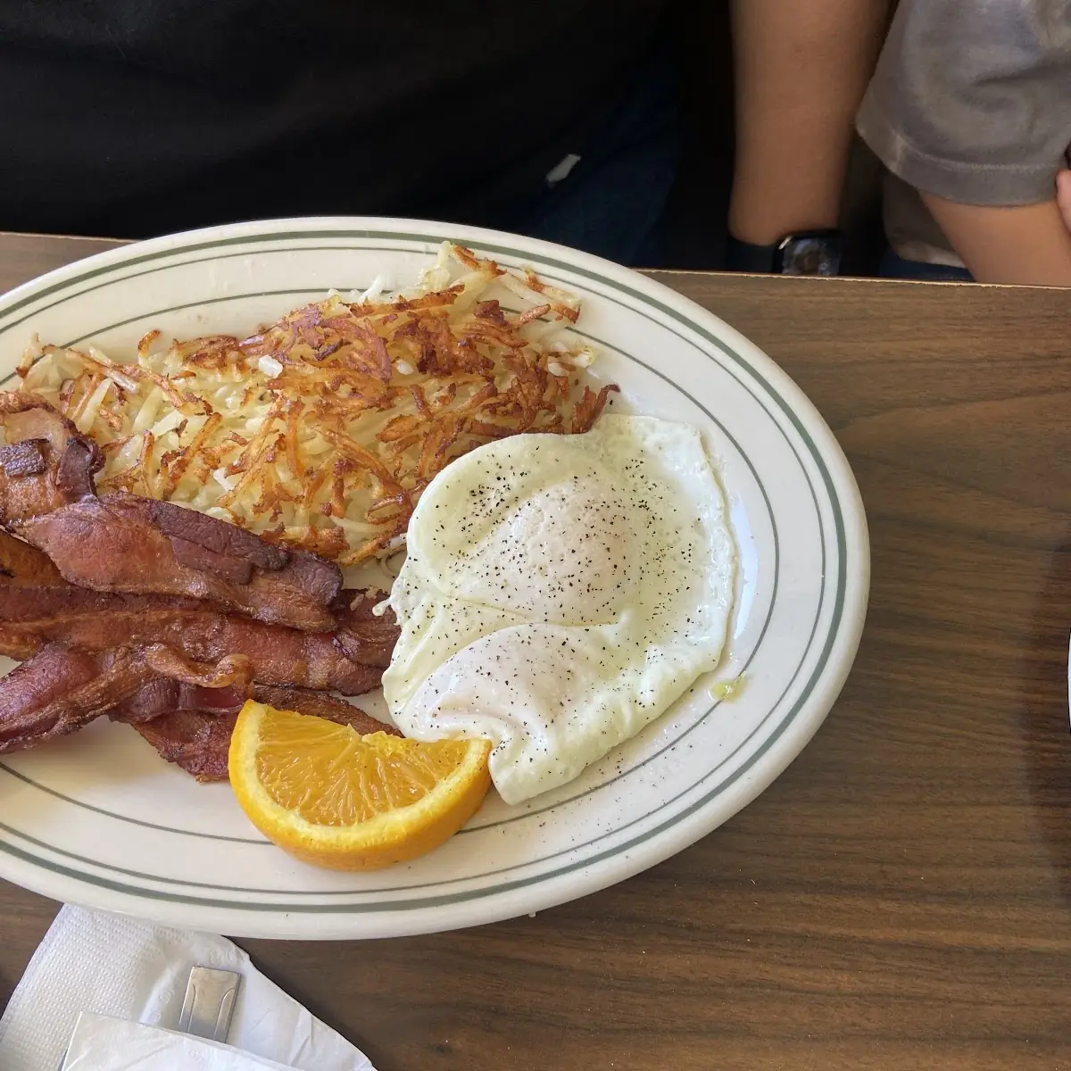 Bacon Eggs and Hash Browns