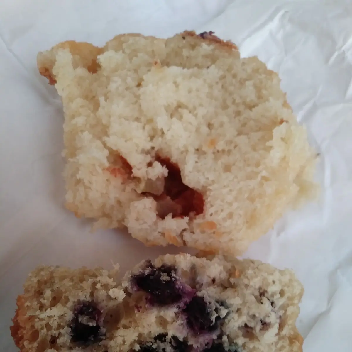 Blueberry Muffin and Apple Cinnamon Muffin
