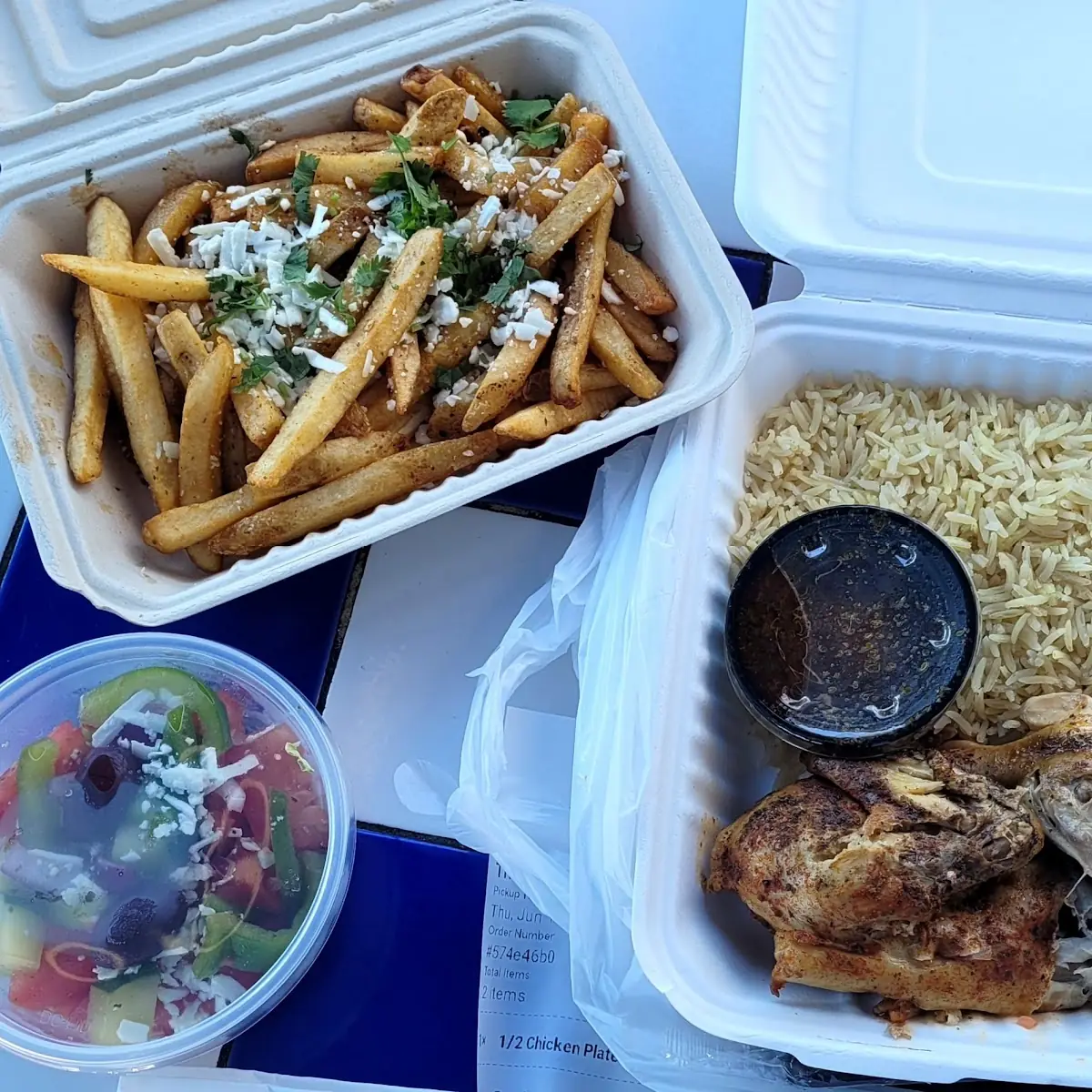 Lemon Chicken Half Chicken Plate