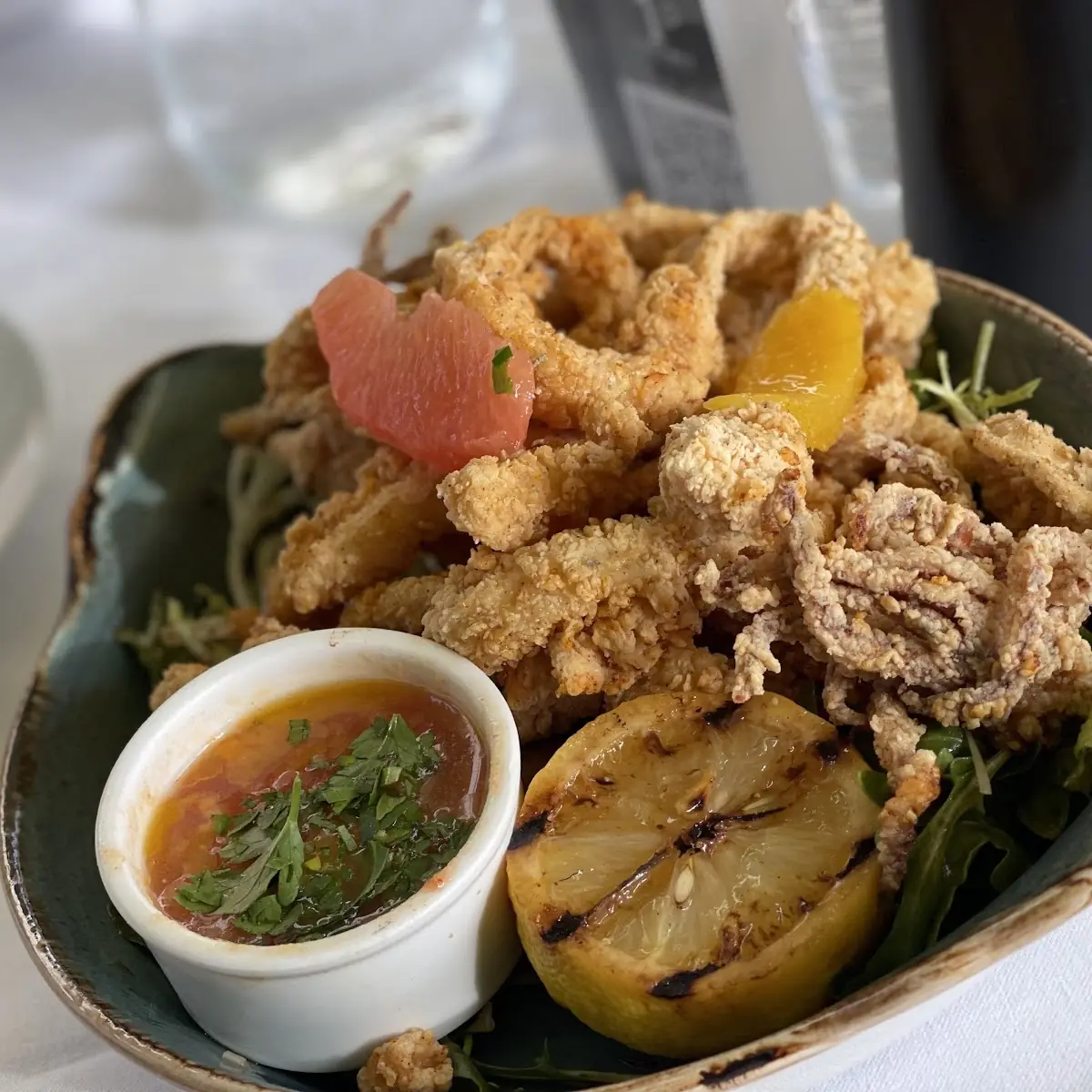 Polenta Fried Calamari