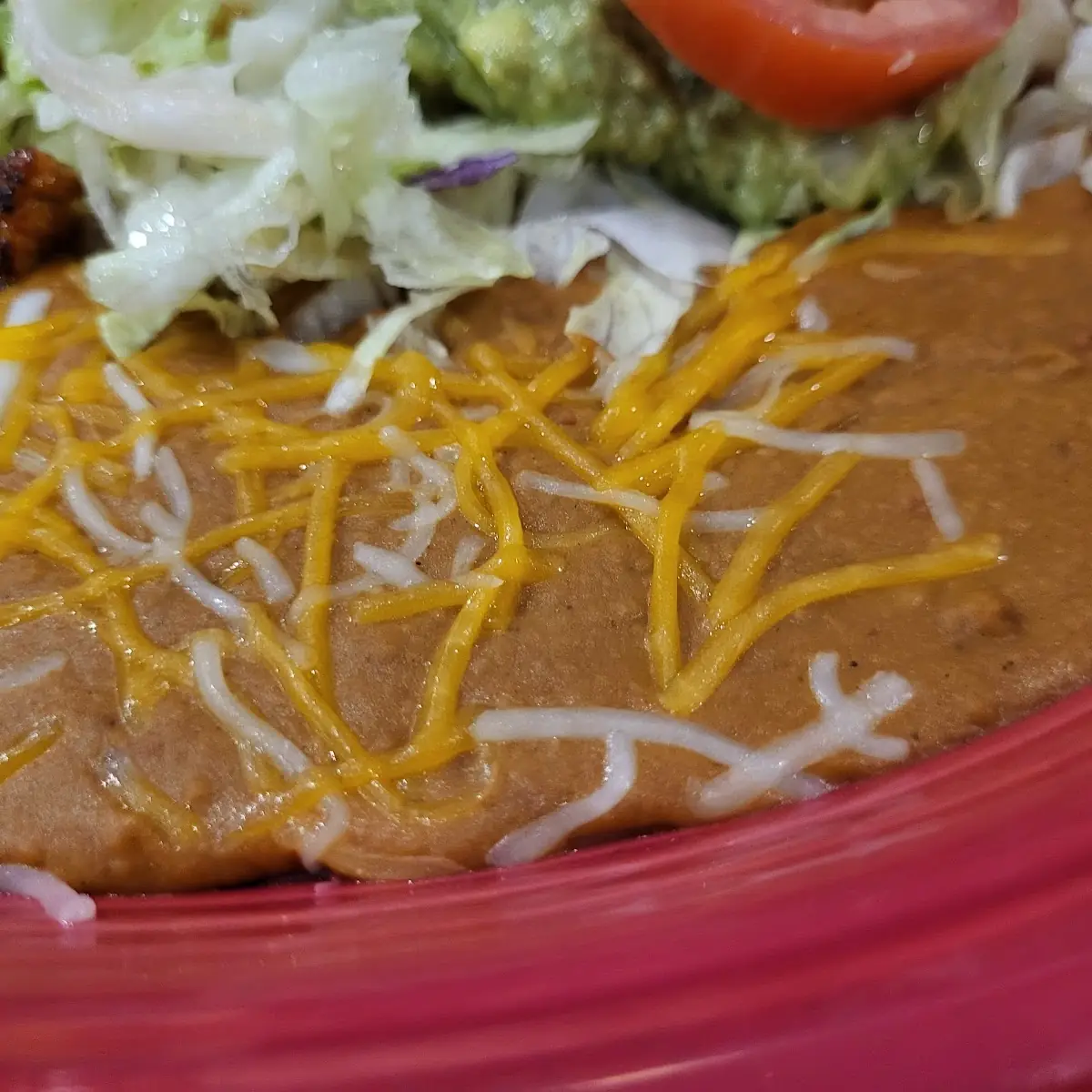 16. Una Tostada de Frijoles, Un Burrito y Una Enchilada / 16. One Bean Tostada, One Burrito and One Enchilada