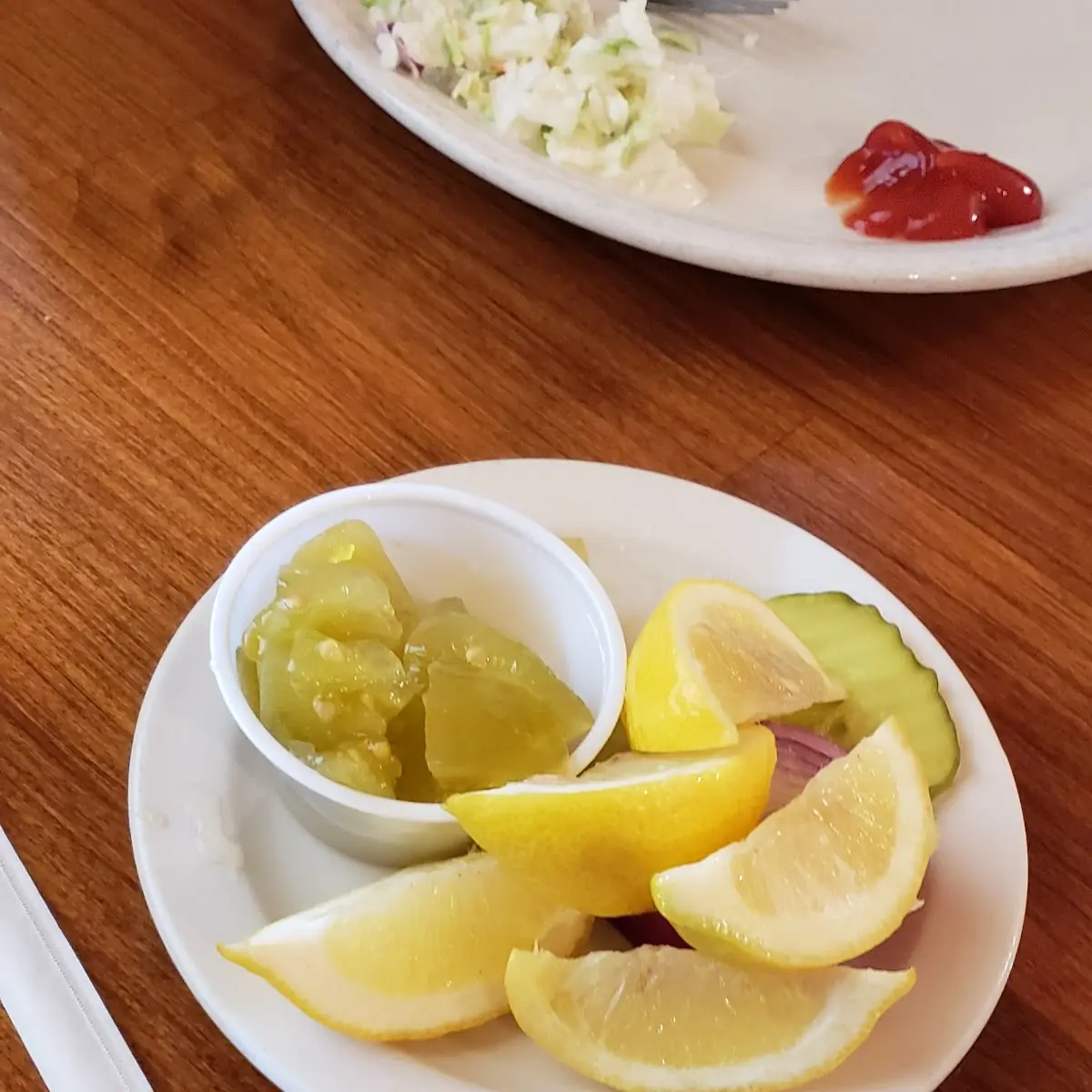 Green Tomatoes and Lemon