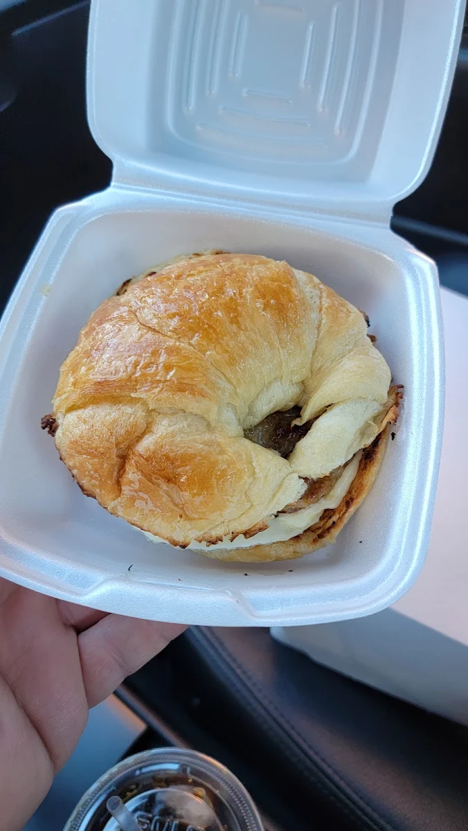 Sausage Egg and Cheese Croissant