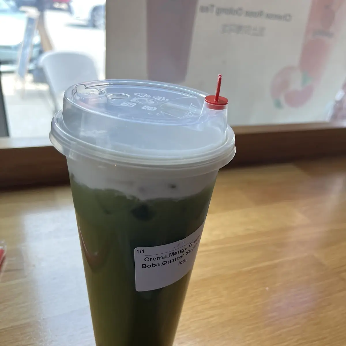 Cheese Matcha Latte