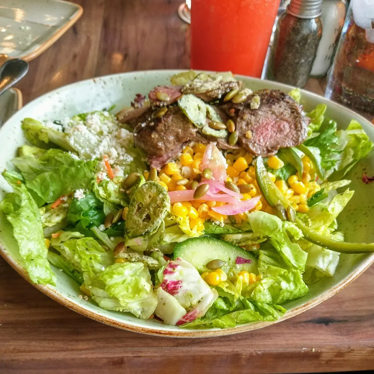 A Lot at Steak Salad