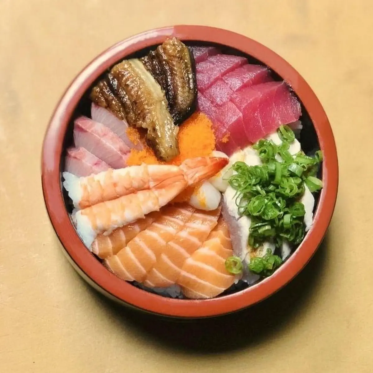 Chirashi Bowl Assorted Sashimi over Rice
