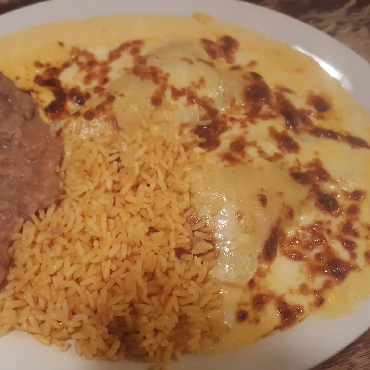 Suiza Cheese Enchilada