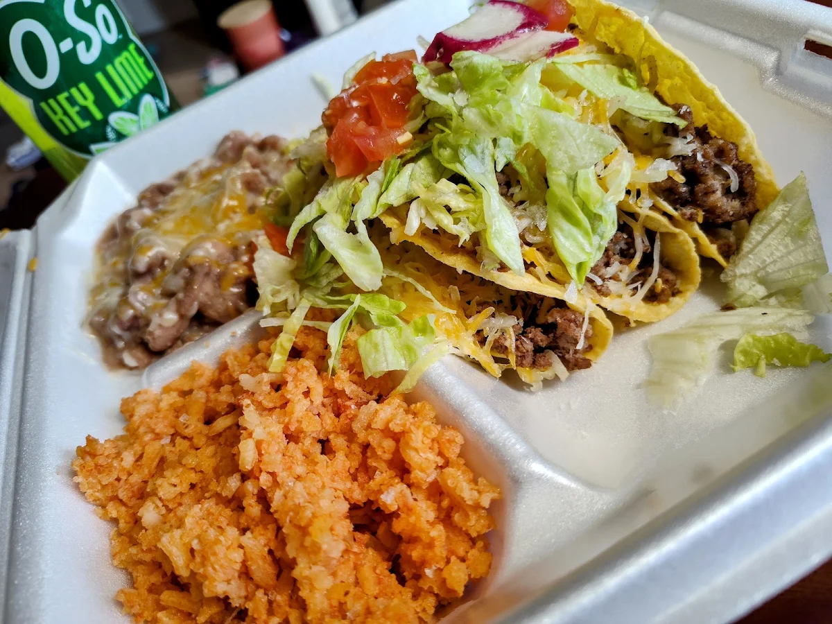 Beef Taco Plate