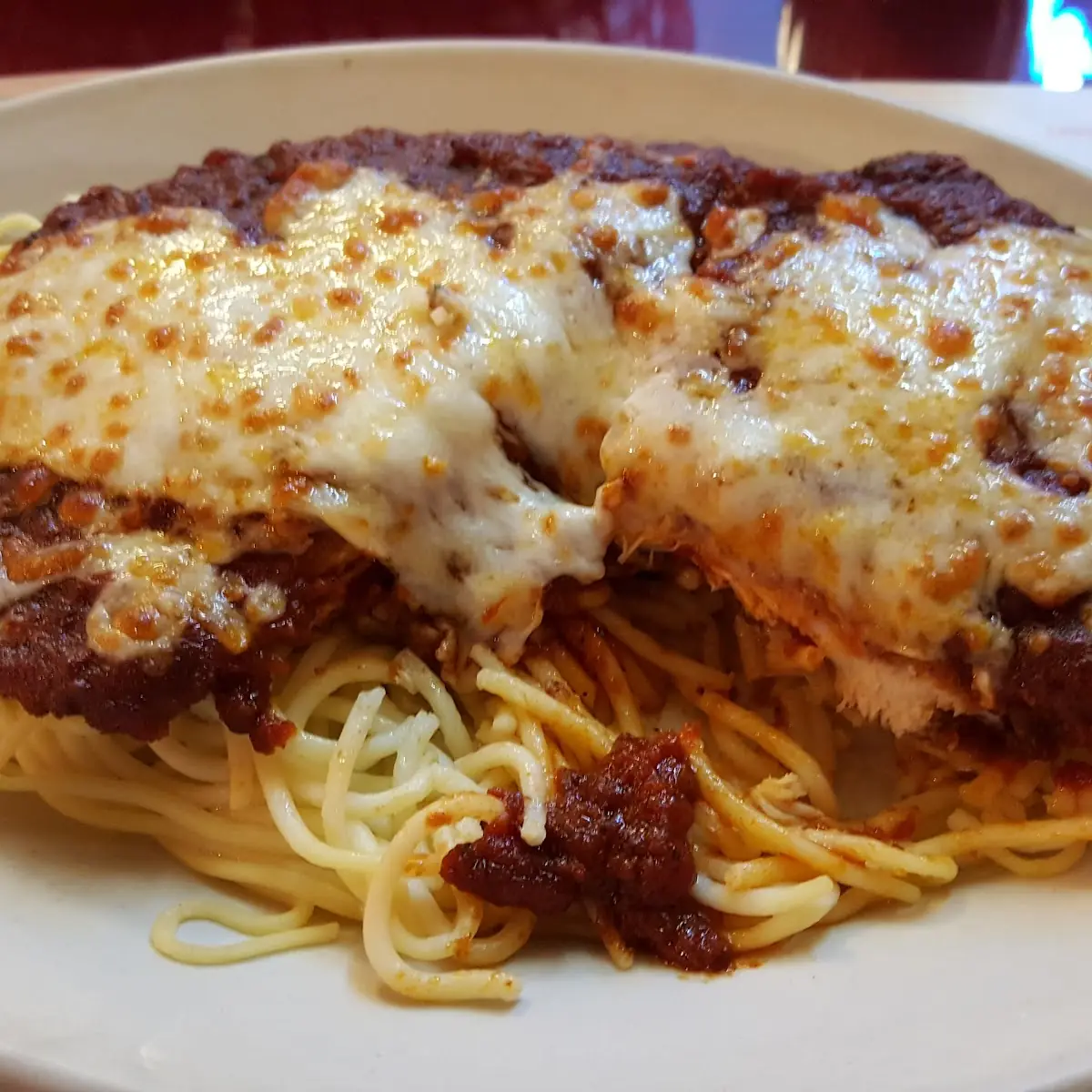 Veal Parmesan Pasta