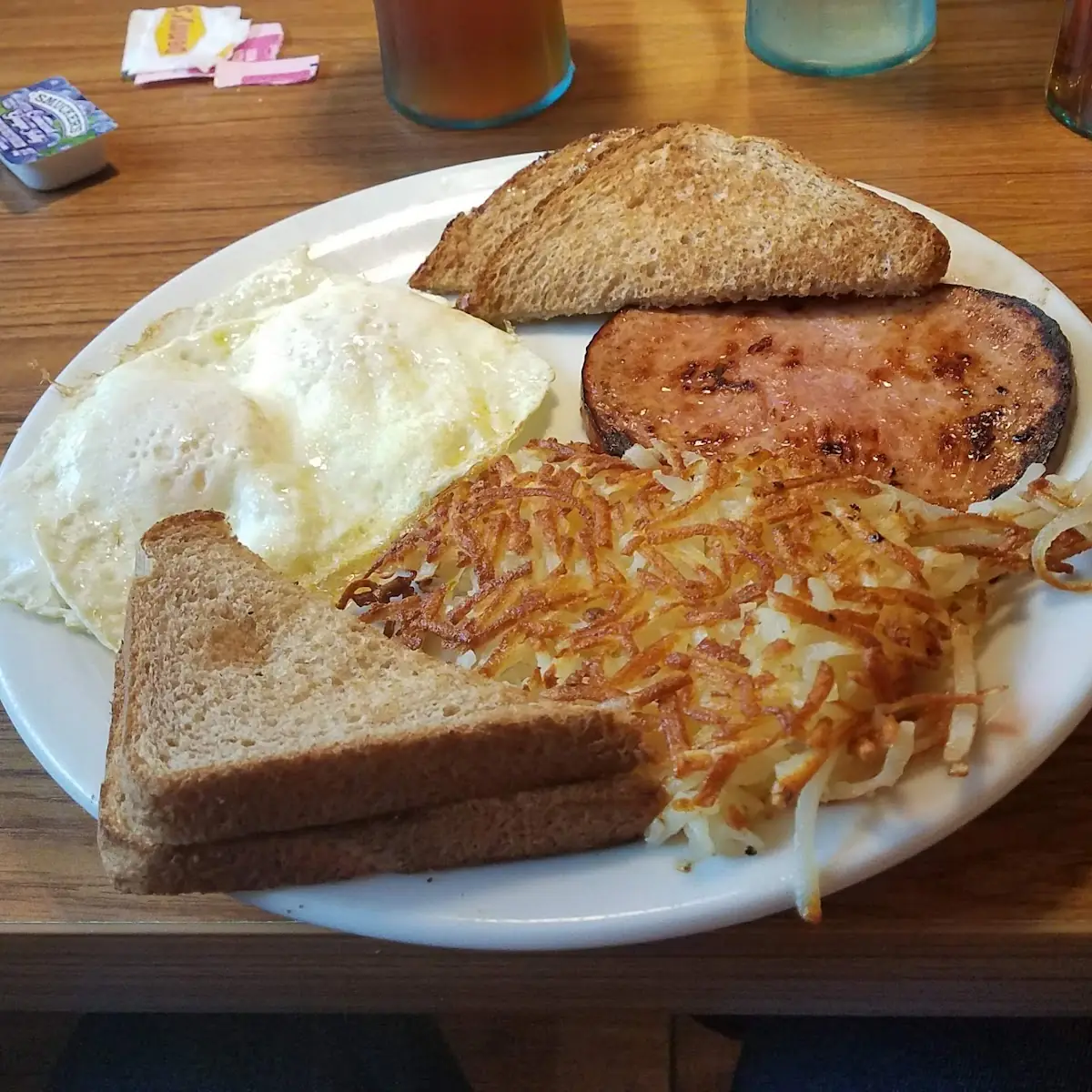Ham and Eggs Hash Browns