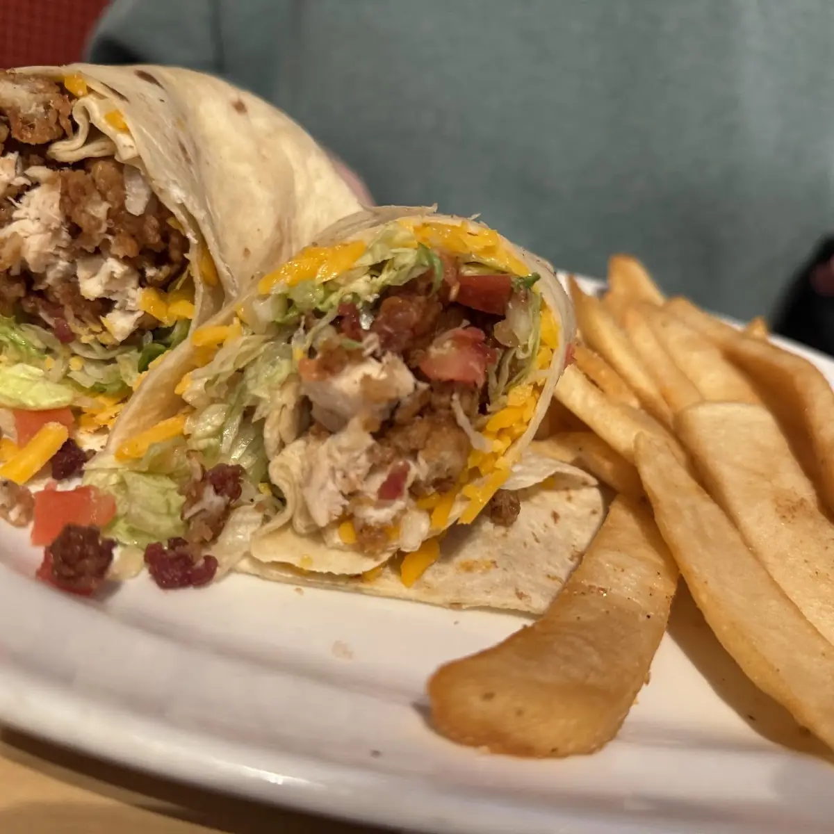Whiskey River BBQ Chicken Wrap
