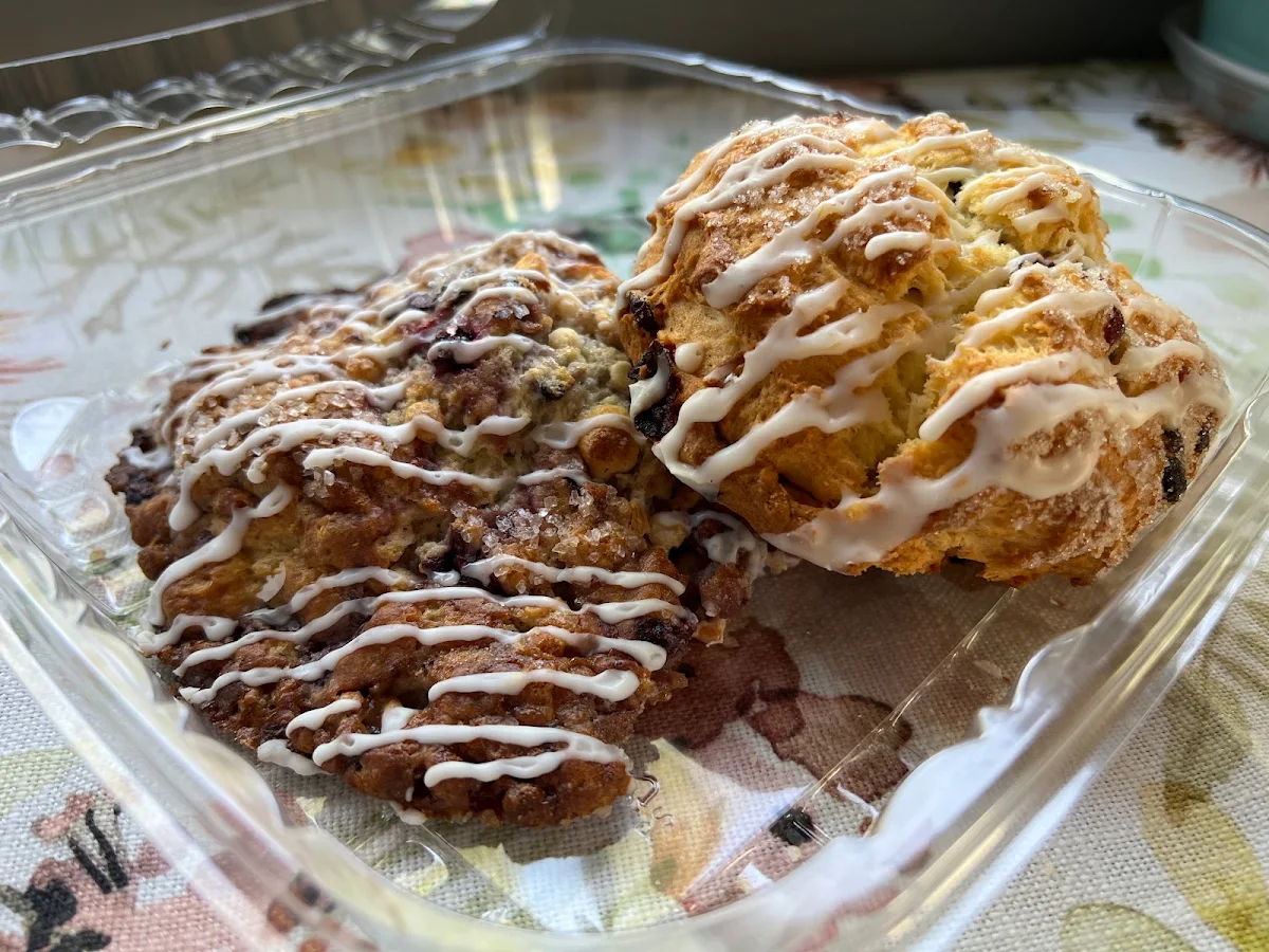White Chocolate Chip Scone