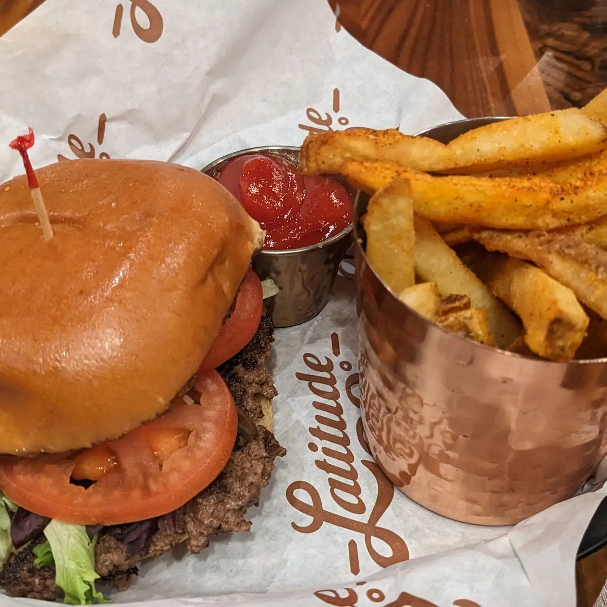 Brie and Crispy Onion Burger