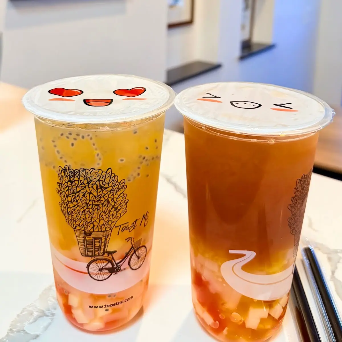 Kumquat Fruit & Basil Seeds Tea
