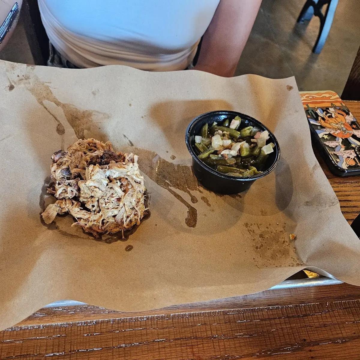 Pulled Pork and Green Beans