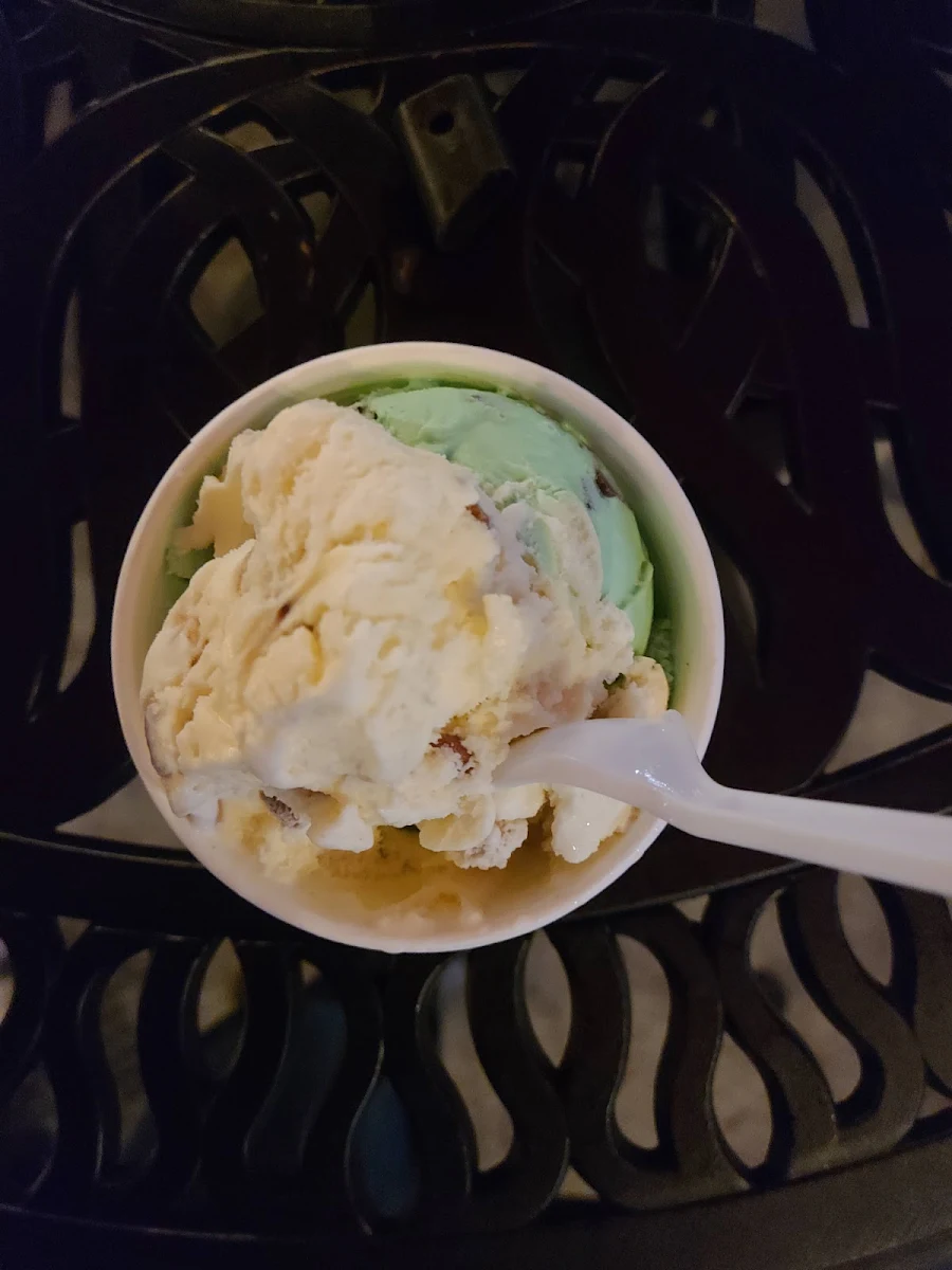 Mint Chocolate Chip and Caramel Pecan