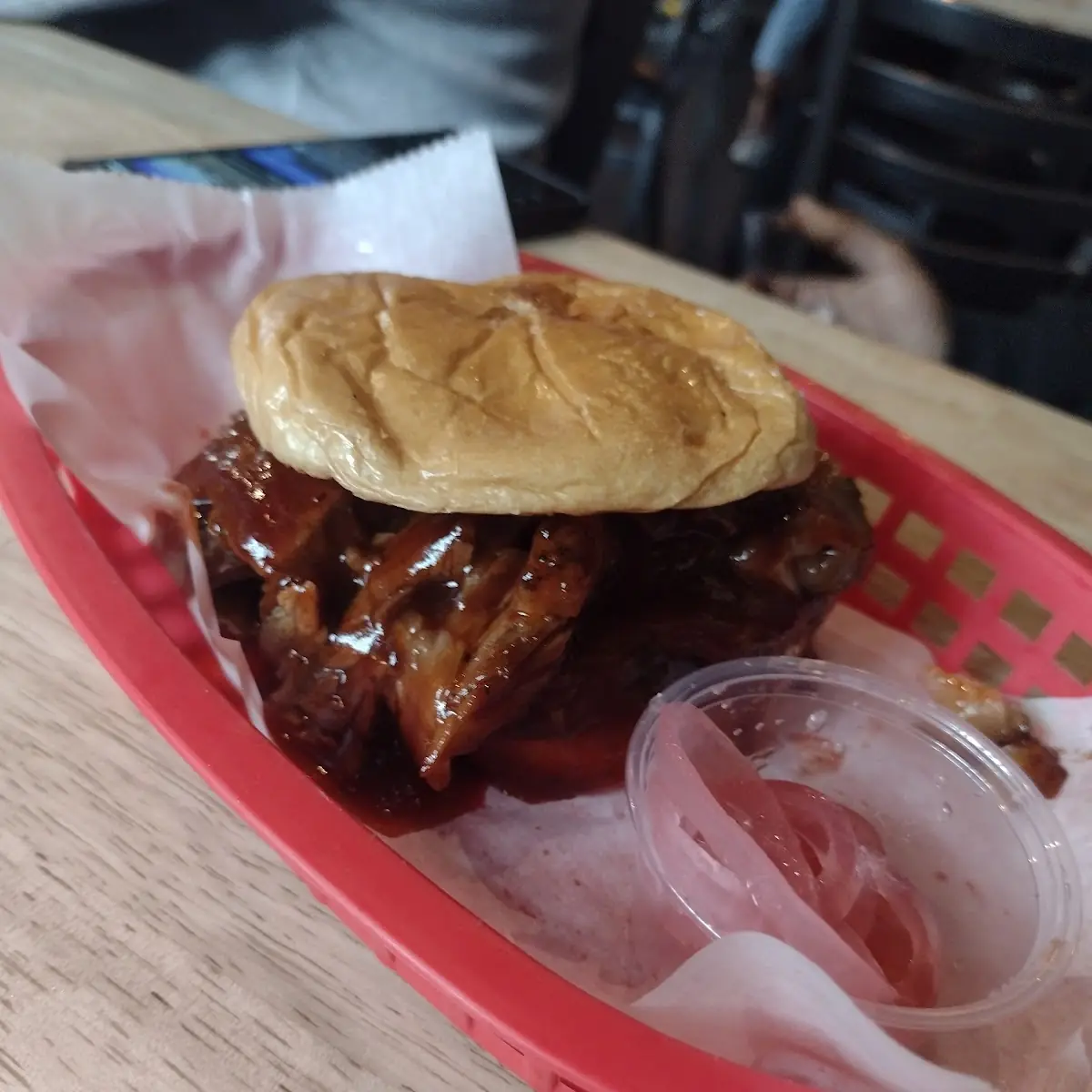 Smoked BBQ Brisket Sandwich