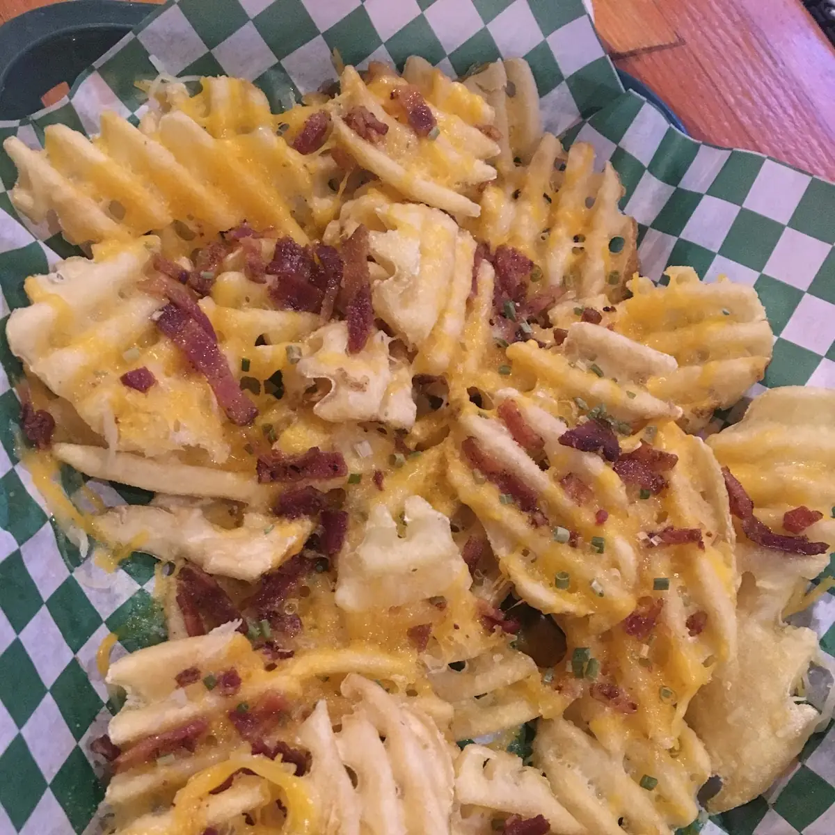 Loaded Waffle Fries or Tater