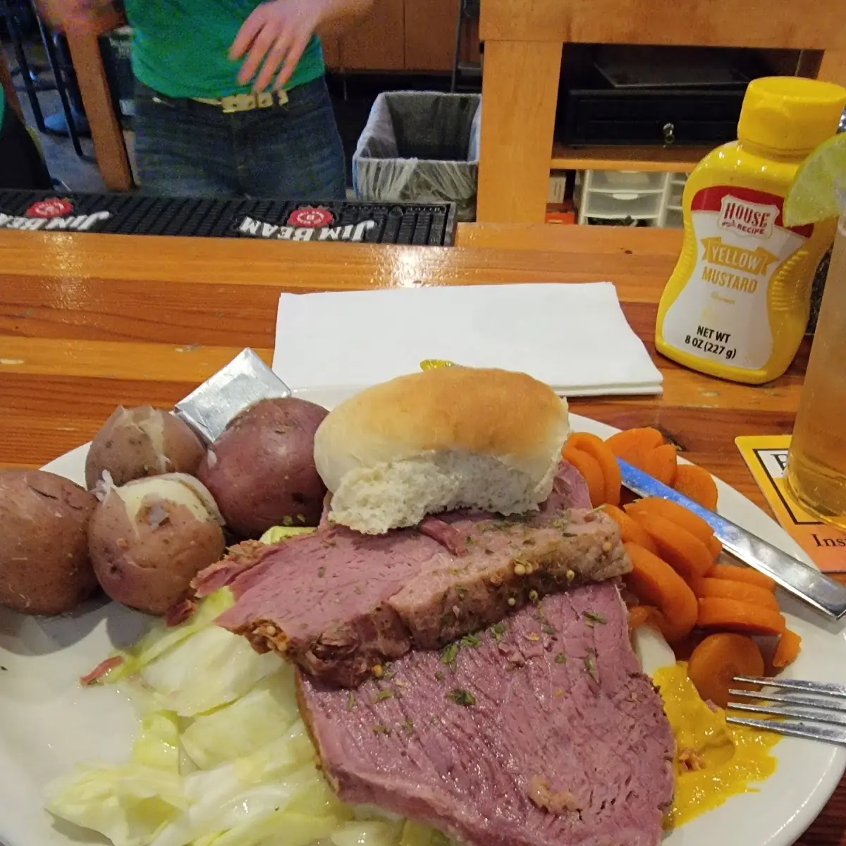 St Patrick's Day Corned Beef and Cabbage Great Serving and Just What I Needed