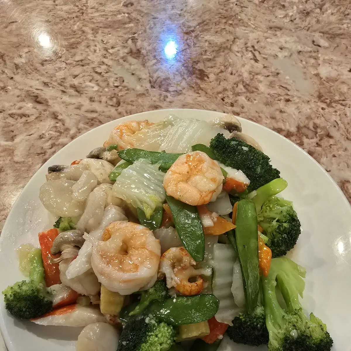Shrimp with Chinese Vegetable