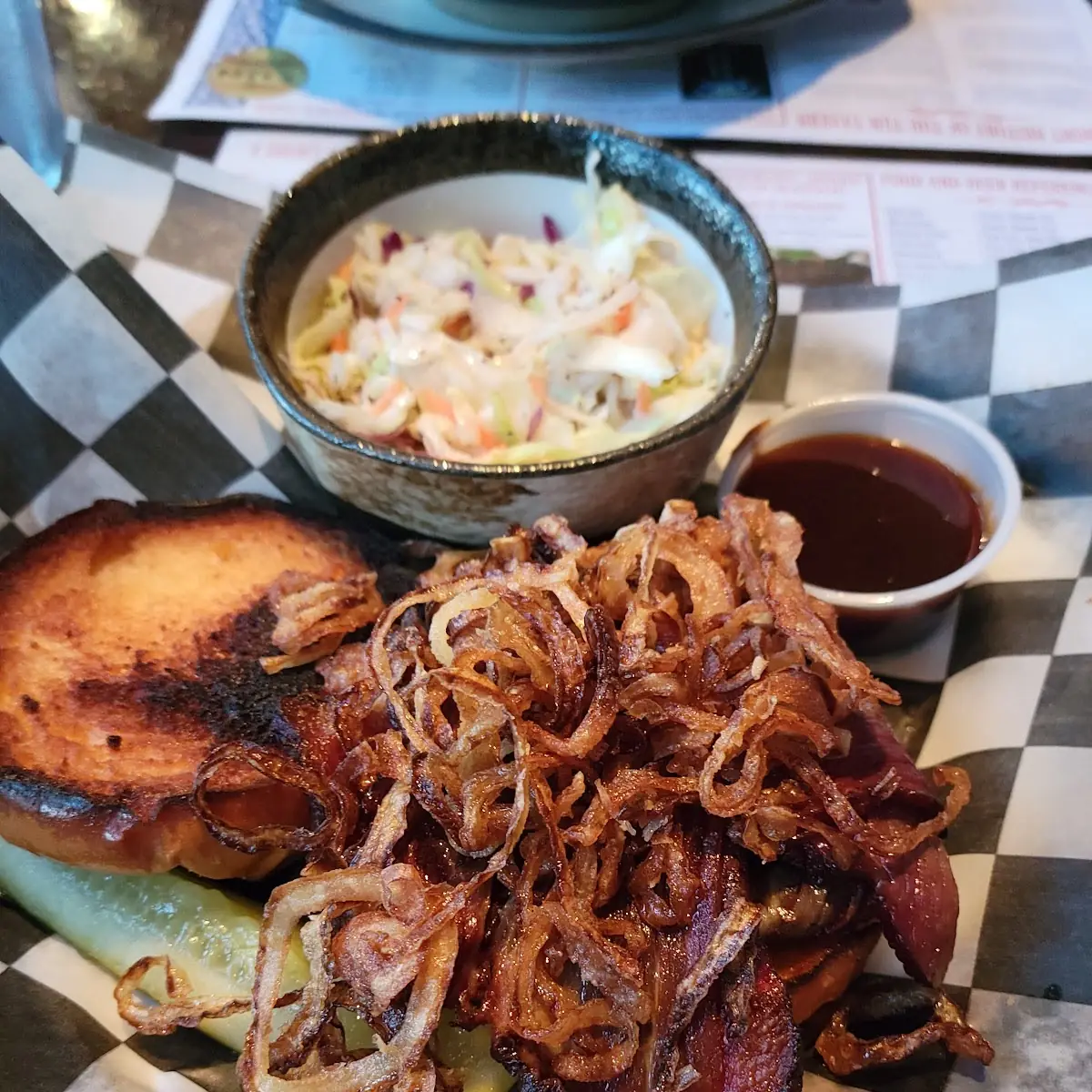 Extra Slow Smoked Brisket Sandwich