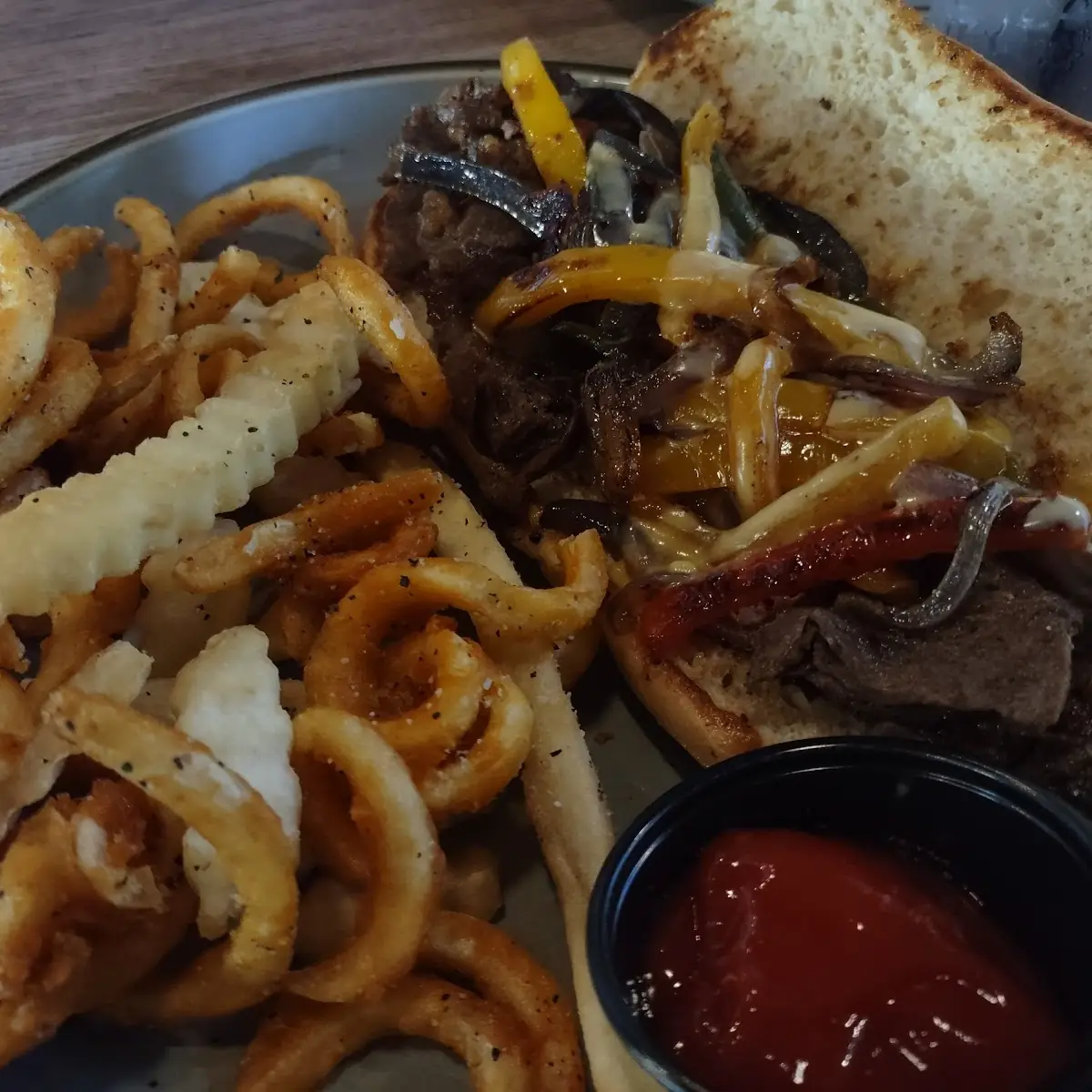 Philly Cheese Steak and Fries