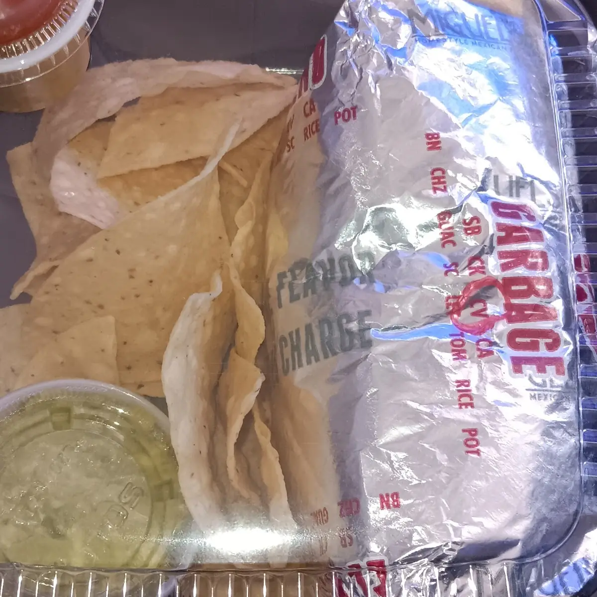 Garbage Burrito Combo Tortilla Chips