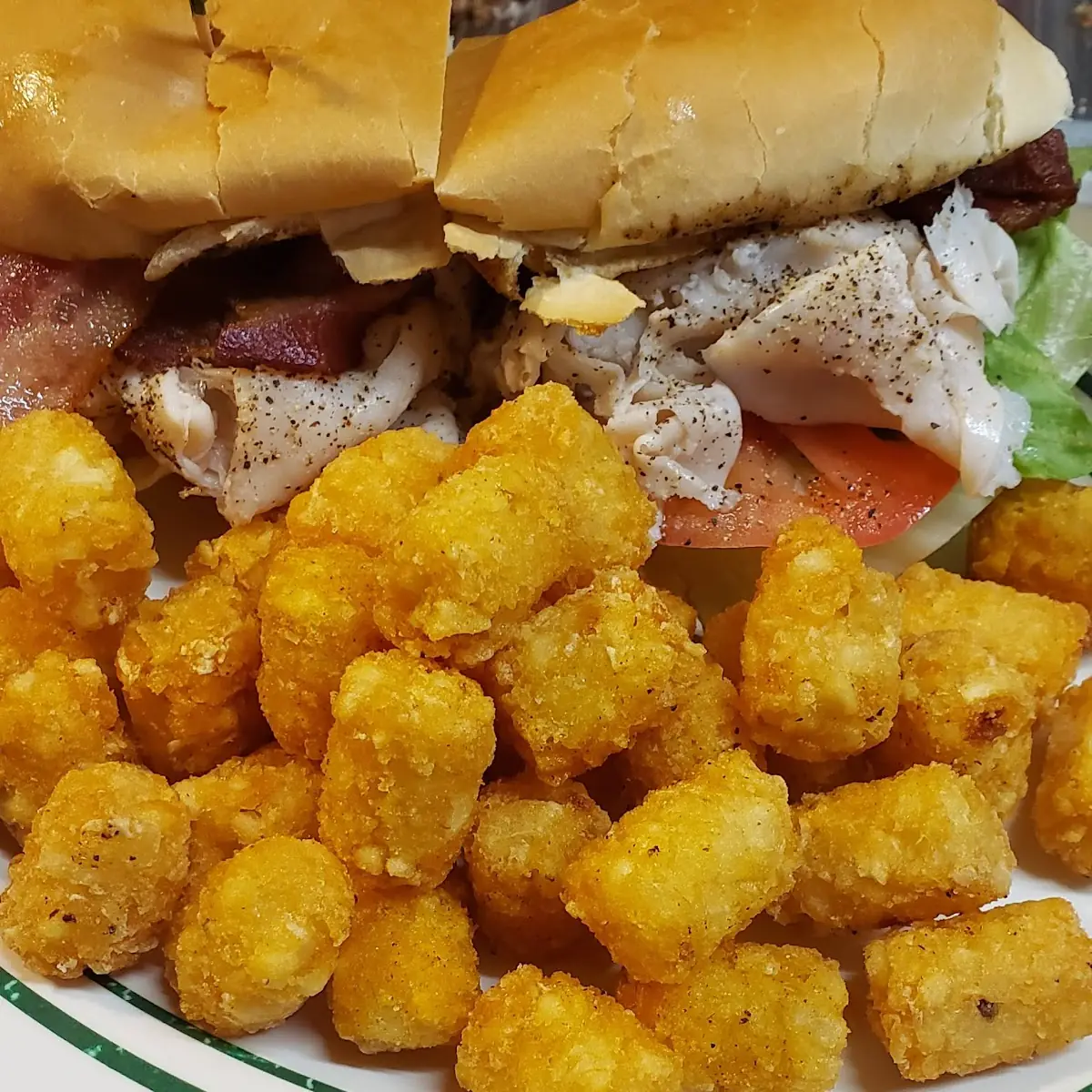 Turkey Club and Tater Tots
