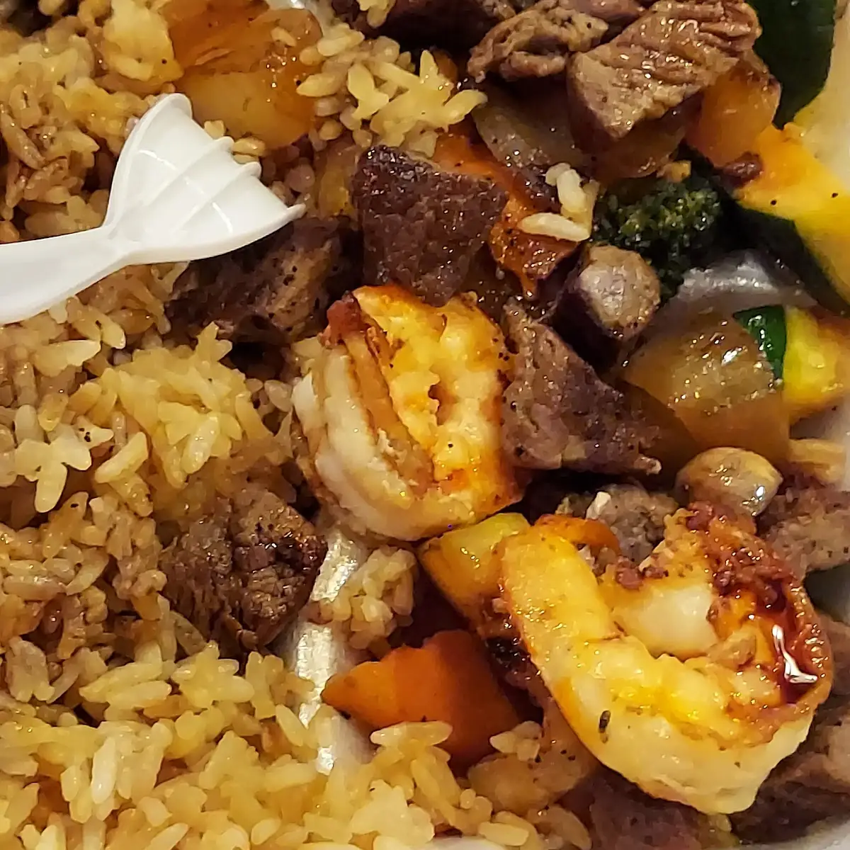 Hibachi Steak and Shrimp Dinner