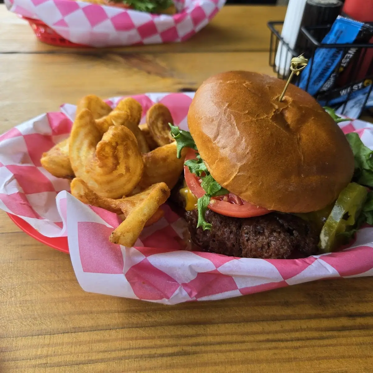Smash Burger and Fries