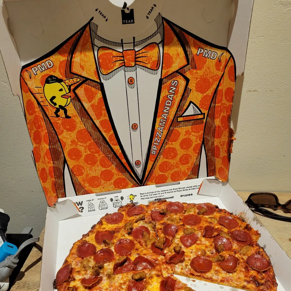 Pepperoni and Sausage Pizza