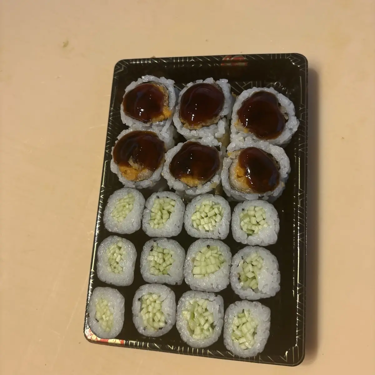 Cucumber Roll and Sweet Potato Roll