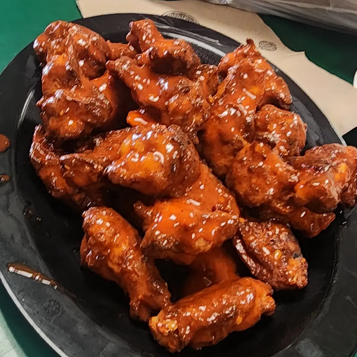Chicken Wings Fried with Buffalo Sauce