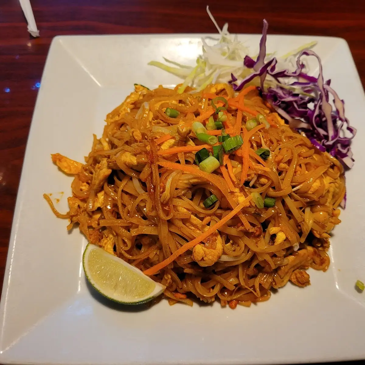 Chicken Pad Thai Extra Veggies