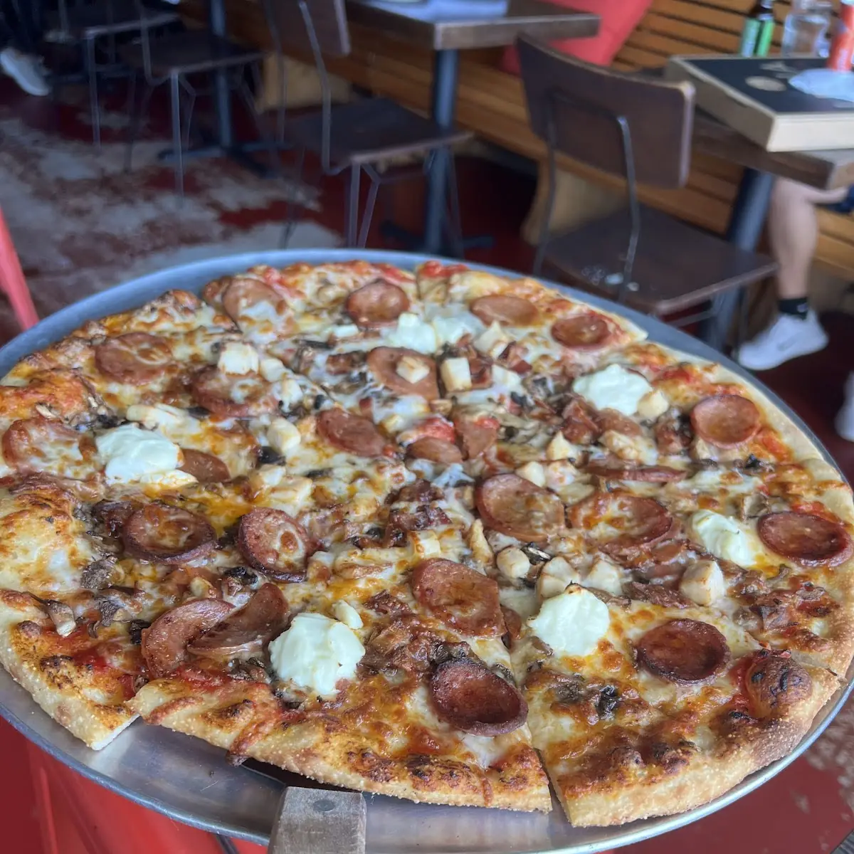 Pepperoni and Mushroom Pizza