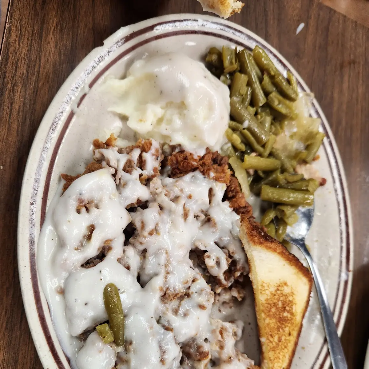Chicken Fried Steak Mashed Potatoes and Gravy