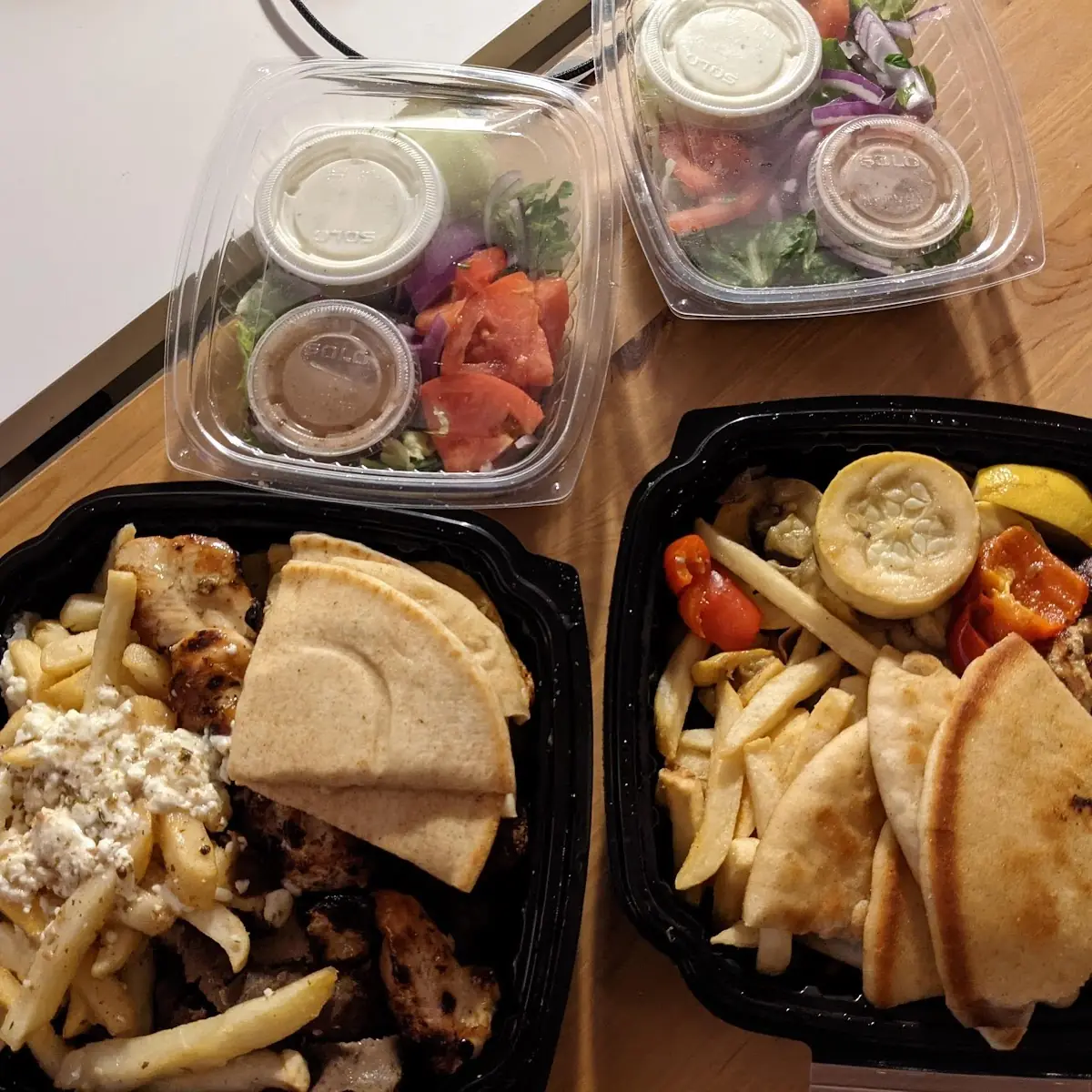Koko's Platter and Chicken Shawarma Platter