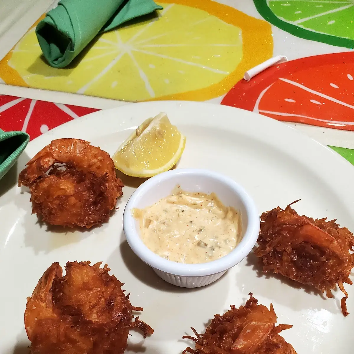 Fresh Coconut Shrimp