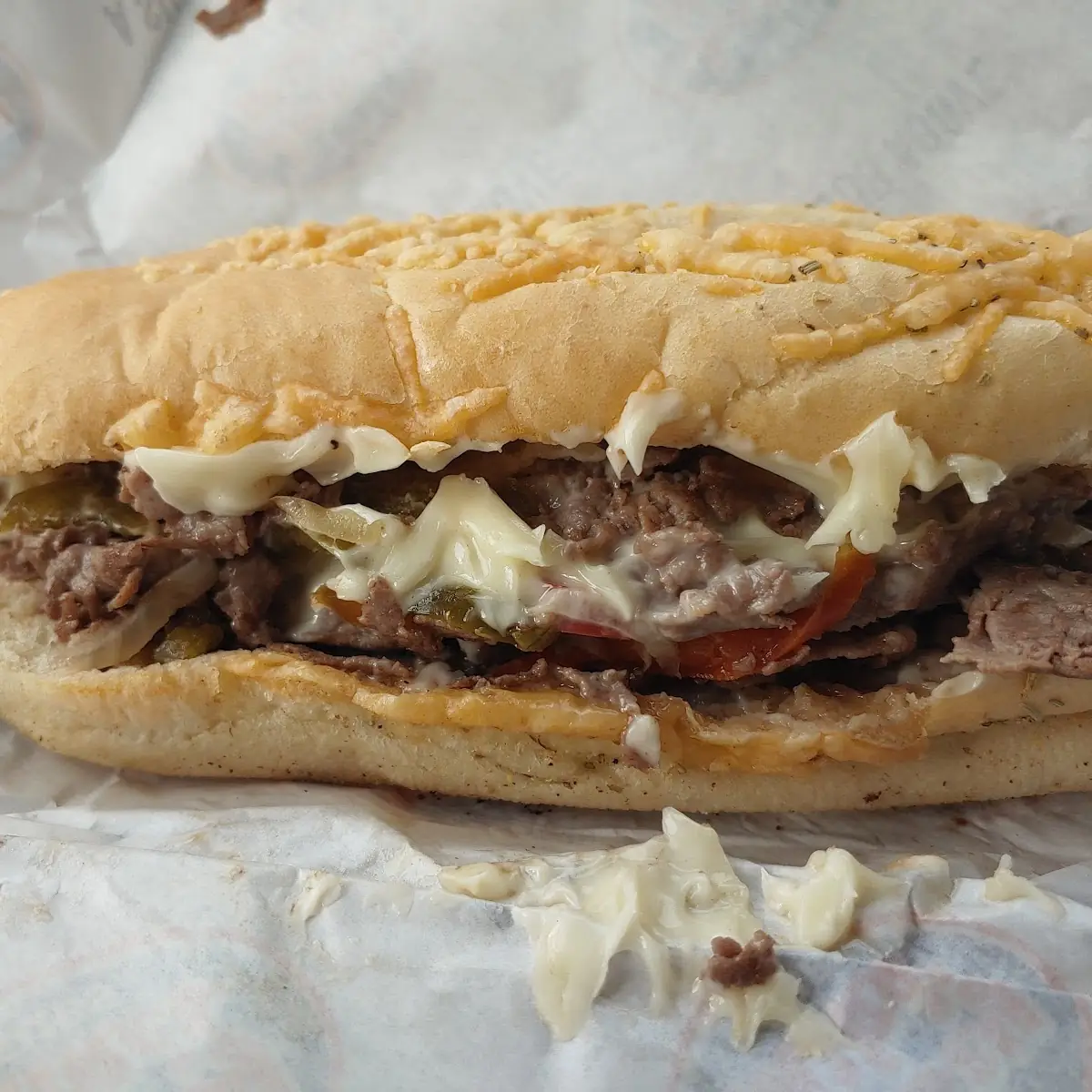 Hot Philly Cheese Steak Sub