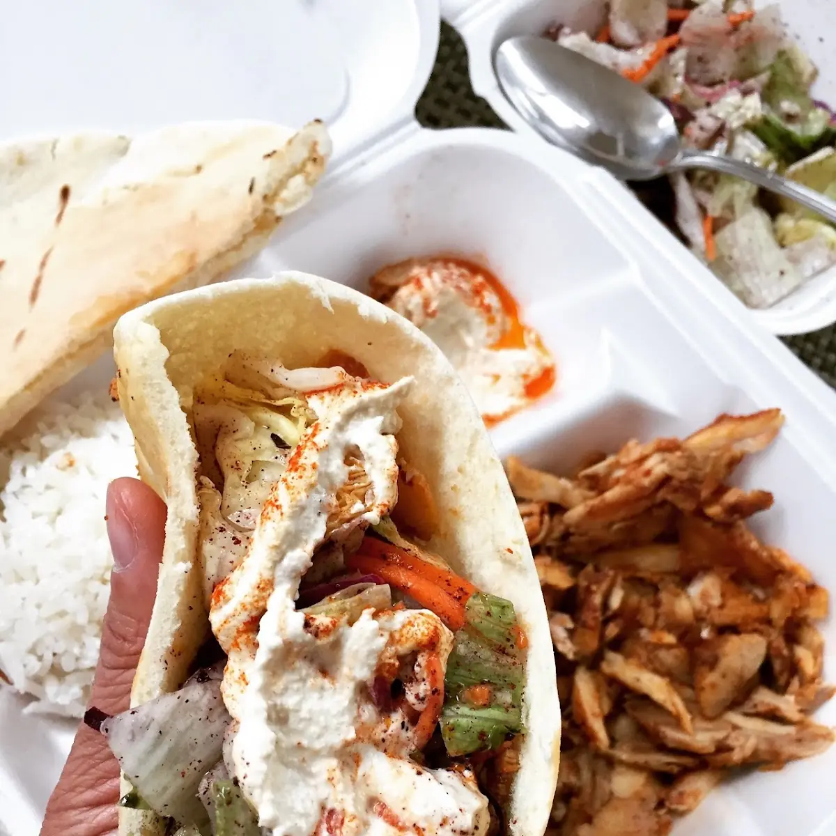Roasted Chicken Shawarma Plate