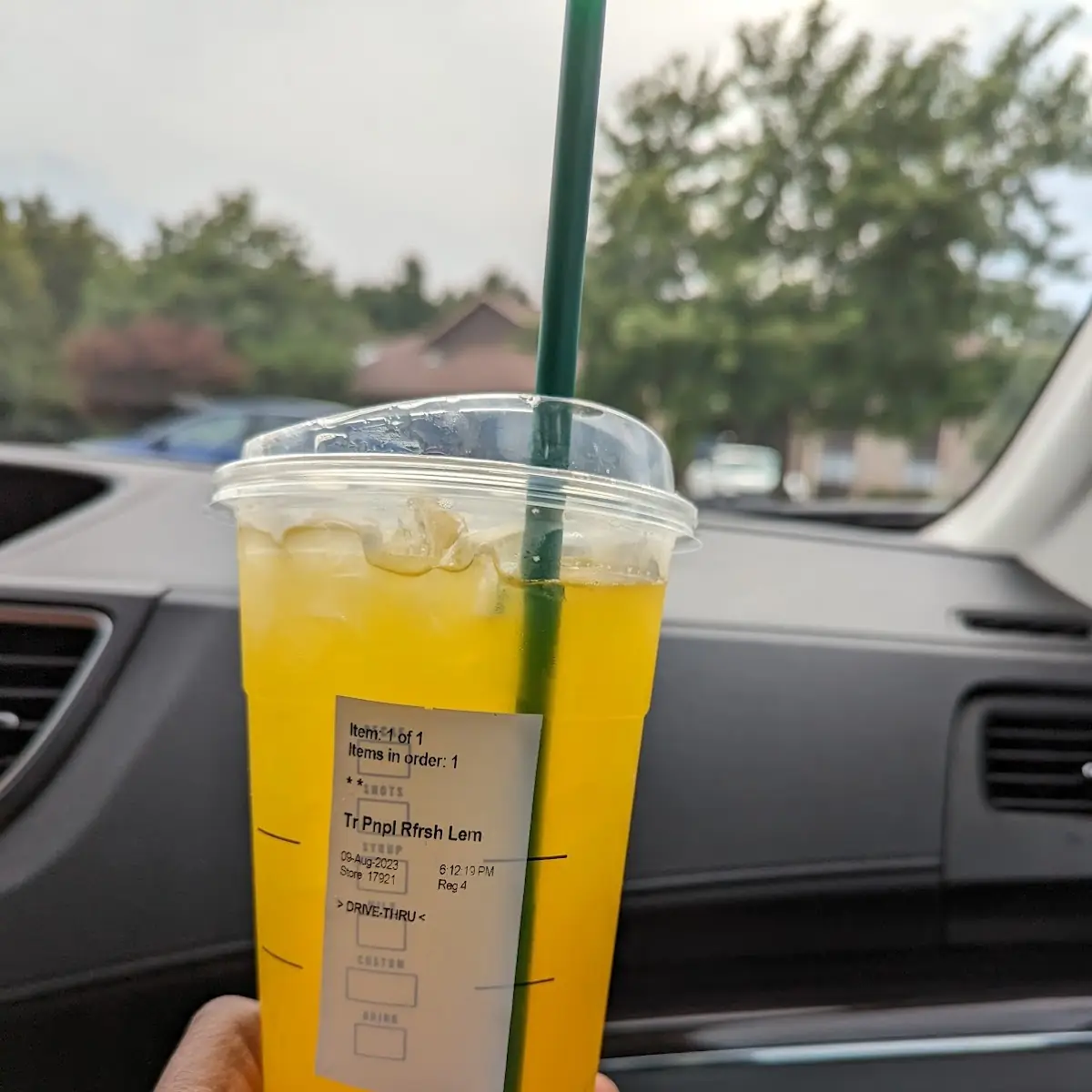 Pineapple Passionfruit Starbucks Refreshers Beverage
