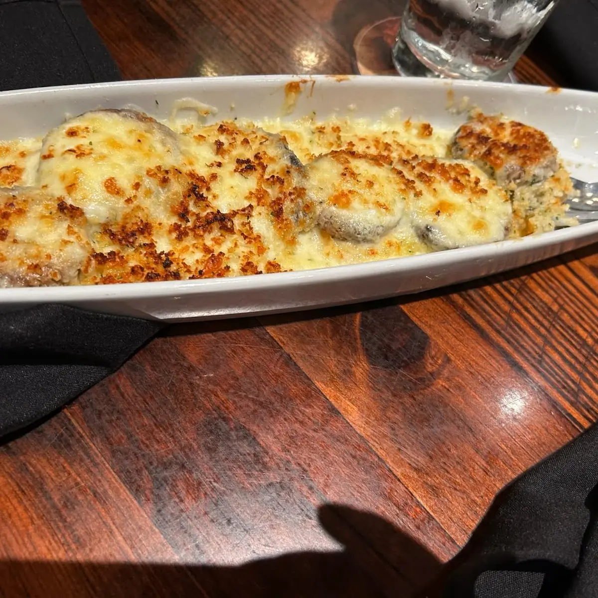 White Cheddar Stuffed Mushrooms